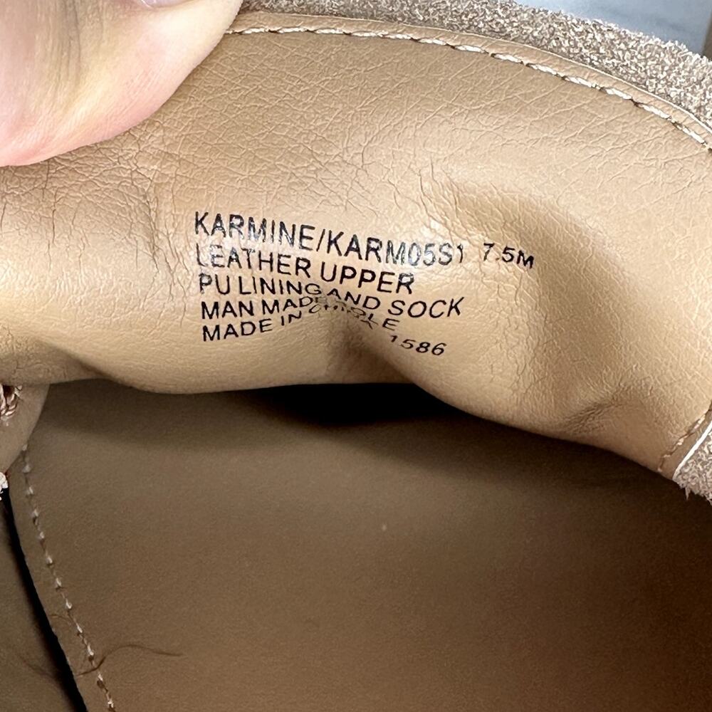 Steve Madden Karmine Suede Leather Flat Loafers Buckles Women's Shoes Size 7.5 - Picture 9 of 9